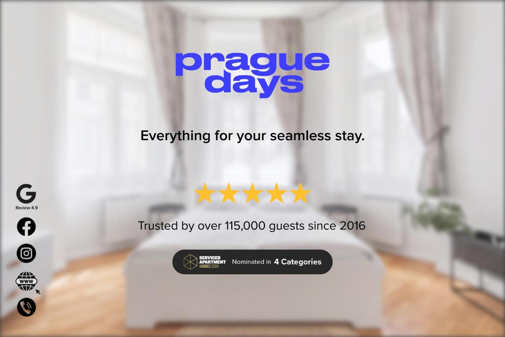 Apartmán Days - 2bdr - Workspace - Netflix - Quiet Area Praha